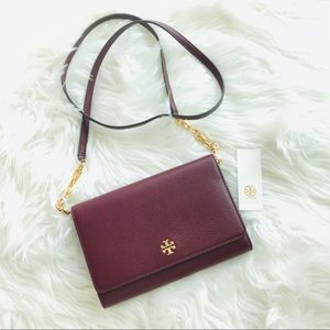 🎉 SOLD ✨ NEW TORY BURCH Burgundy Slim Crossbody